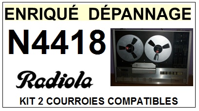 RADIOLA-N4418-COURROIES-COMPATIBLES